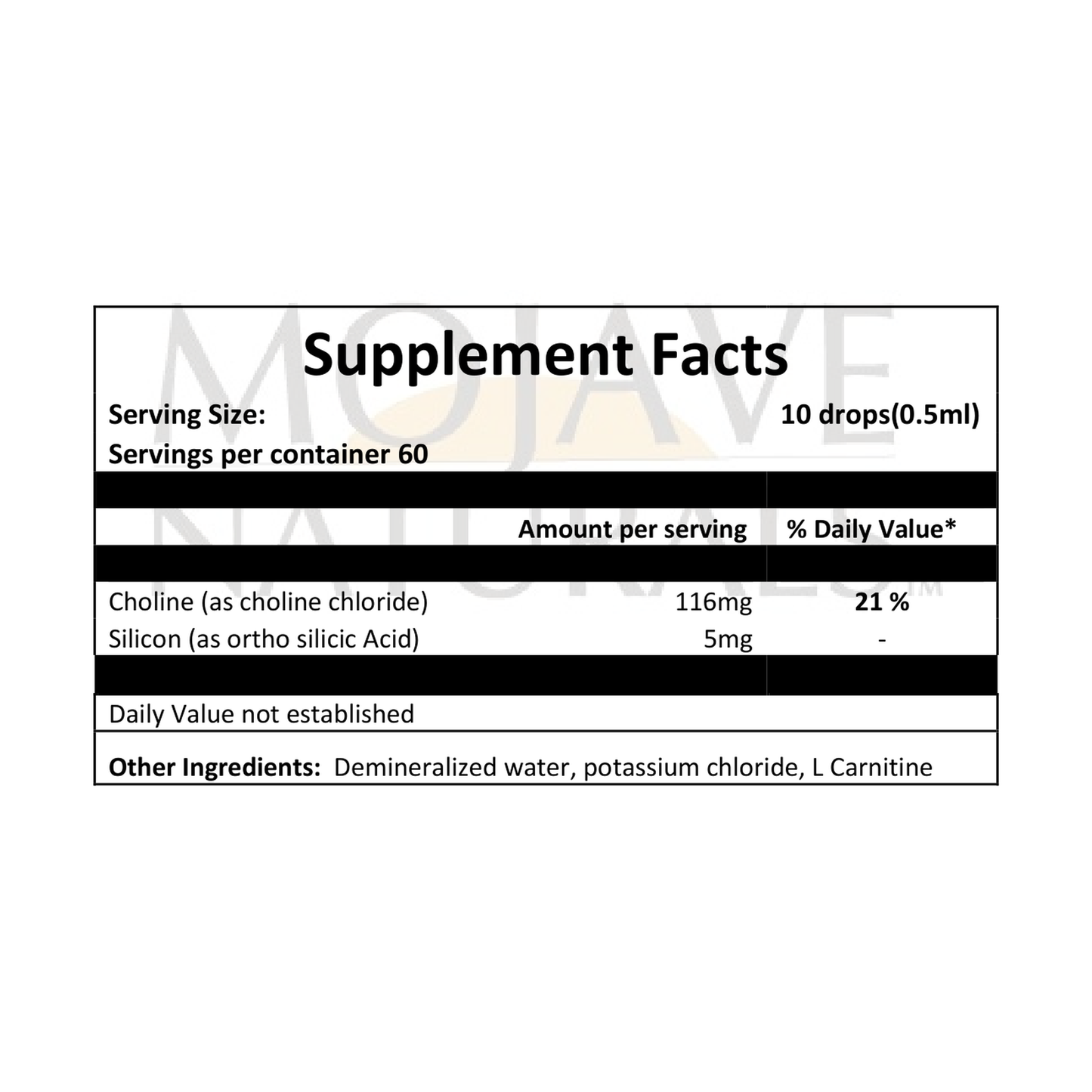 OSA Silica Complex, 5 mg, 1 fl. oz